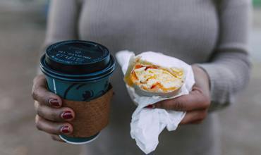 Mozzarella cheese cup