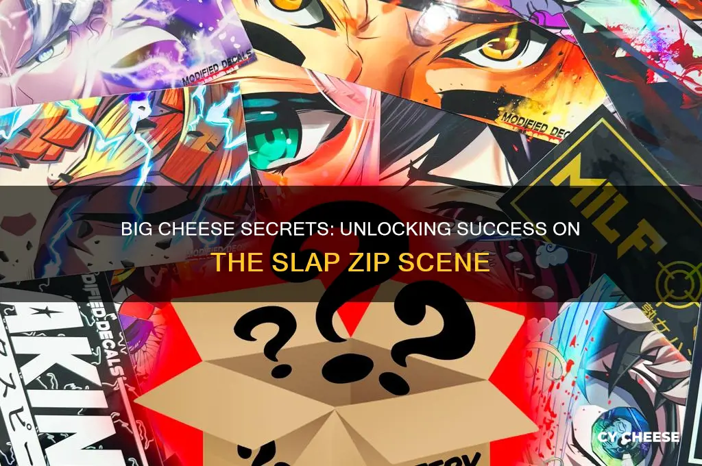 a-one big cheese on da slap zip