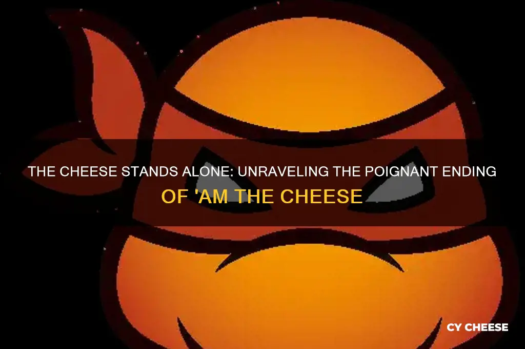 am the cheese ends with and the cheese stands alone