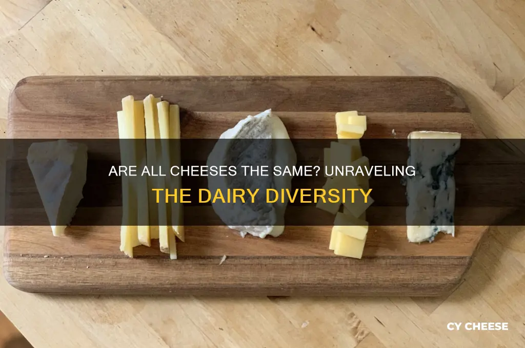 are all cheese basically same