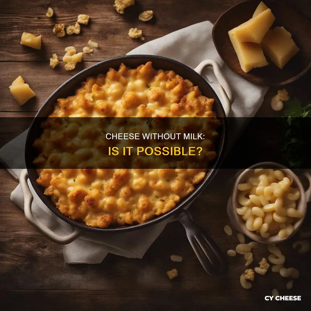 are any cheeses made without milk protein