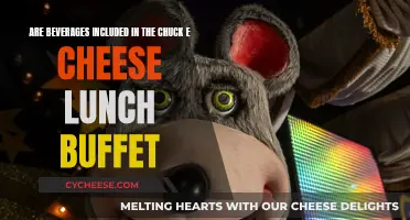 Chuck E Cheese Lunch Buffet: Drinks Included?