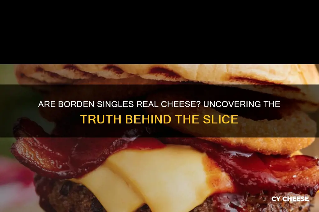 are borden singles real cheese