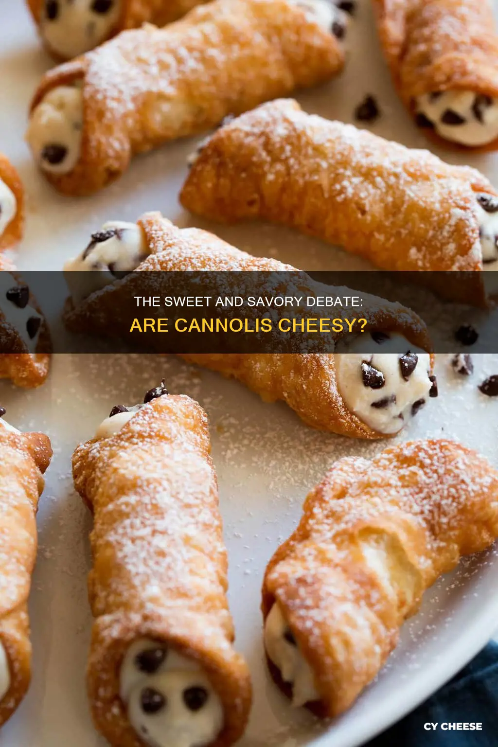 are cannolis made with cheese