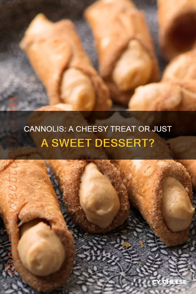 are cannolis made with cheese