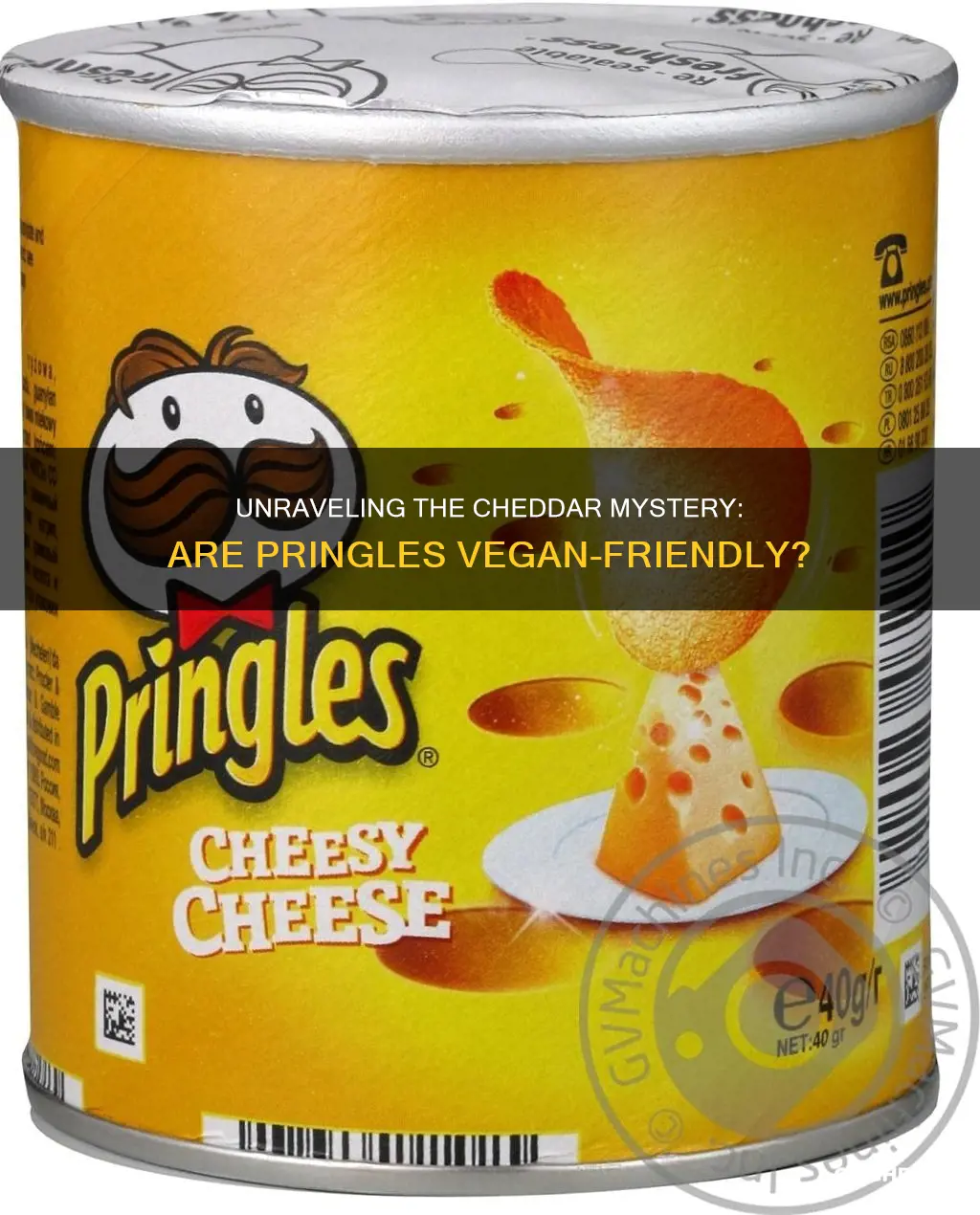 are cheddar cheese pringles vegetarian