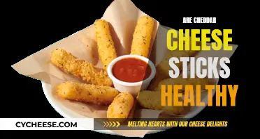 Cheddar Cheese Sticks: Healthy Snack or Unhealthy Treat?