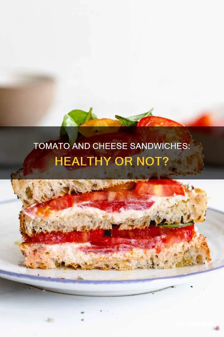 are cheese and tomato sandwiches healthy