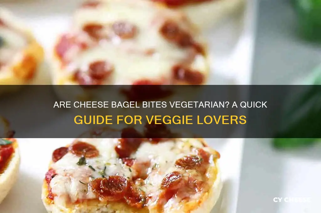 are cheese bagel bites vegetarian