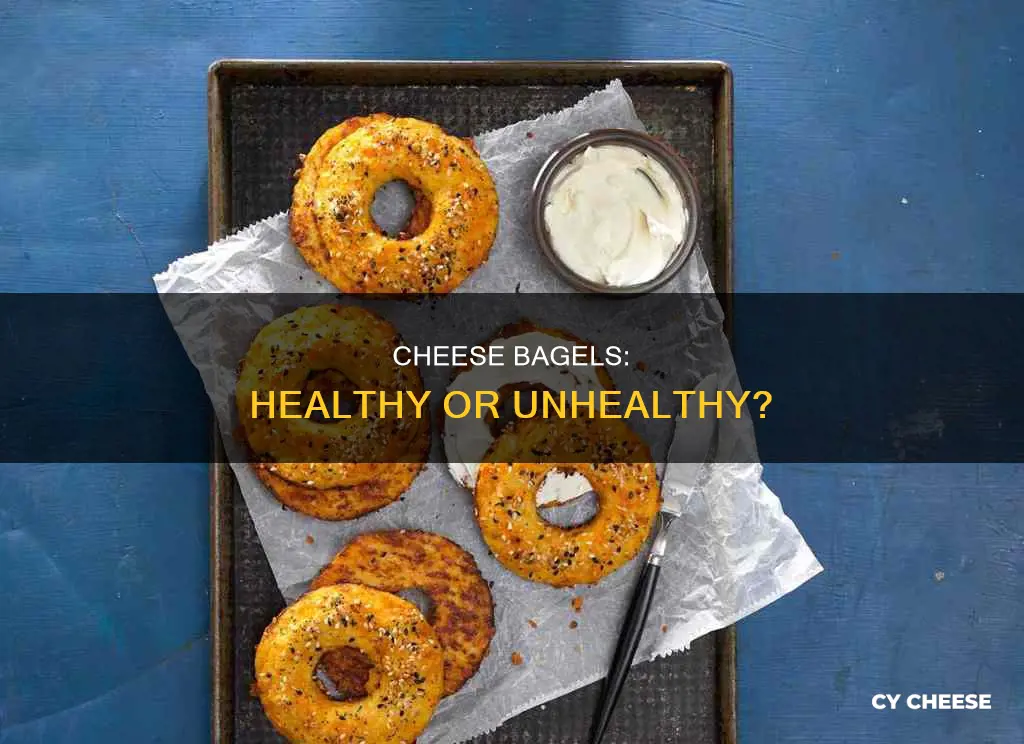 are cheese bagels healthy