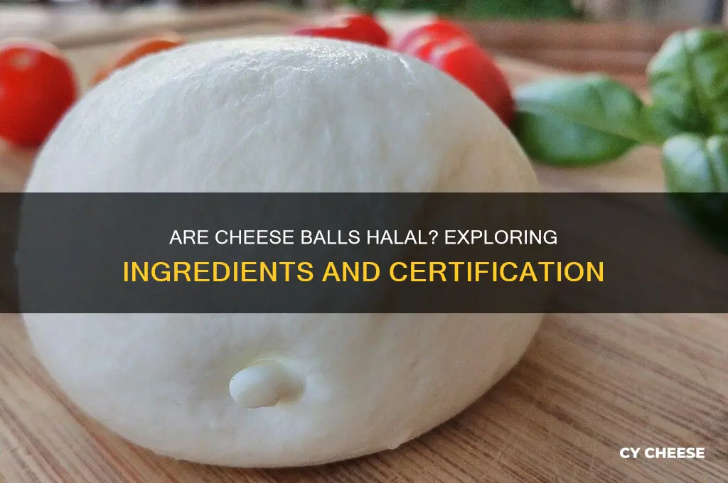 are cheese balls halal