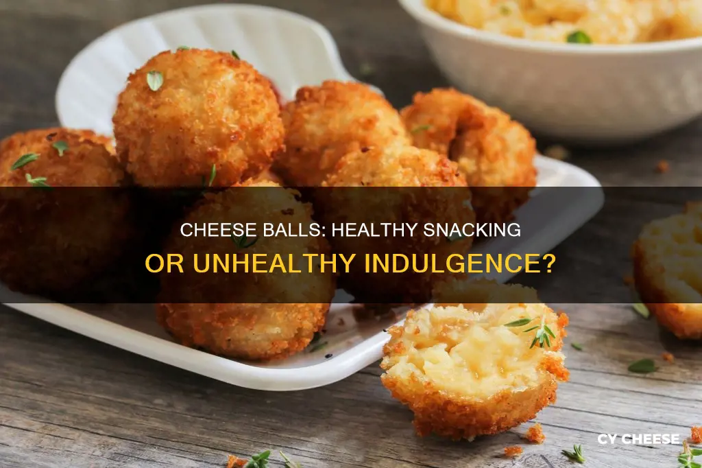 are cheese balls healthy
