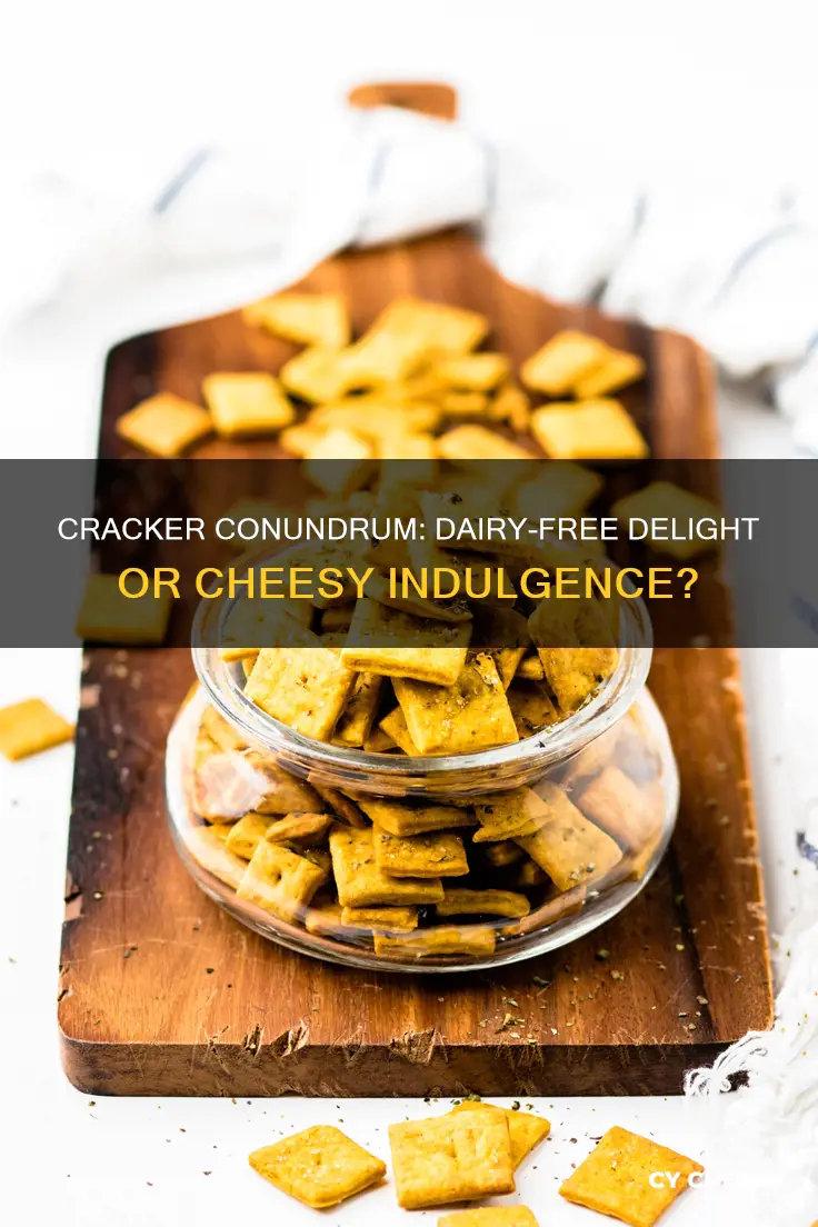 are cheese crackers made with dairy