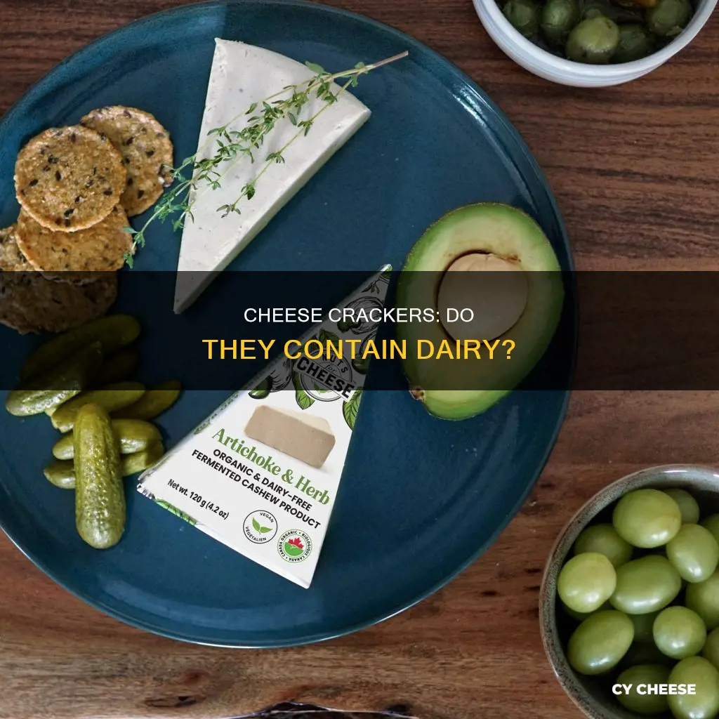 are cheese crackers made with dairy