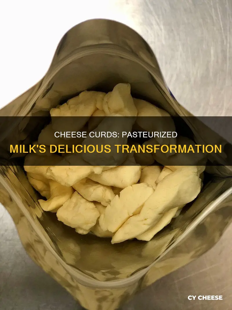 are cheese curds made from pasteurized milk