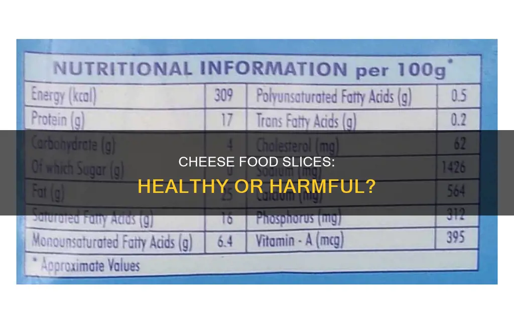 are cheese food slices bad for you