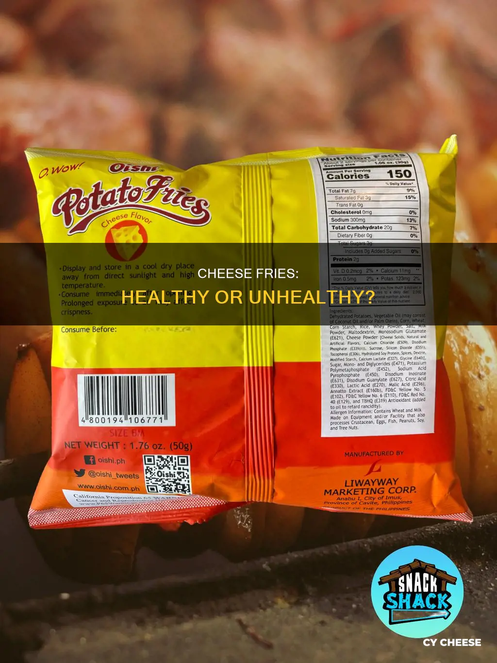 are cheese fries healthy
