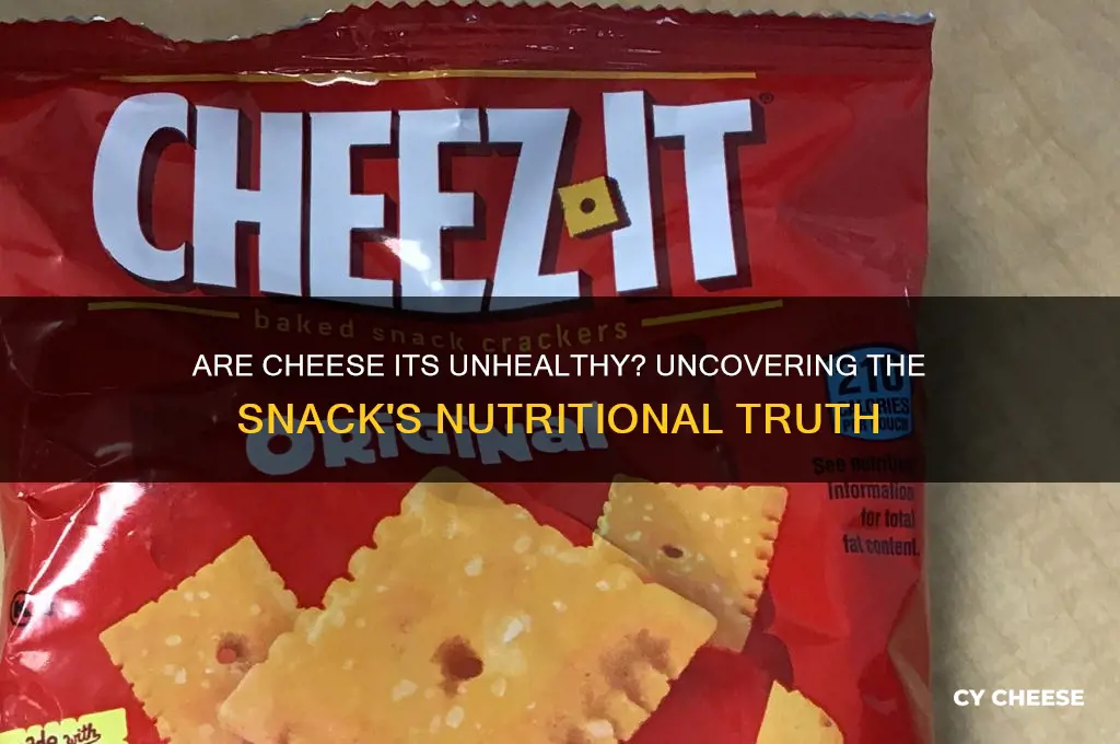 are cheese its unhealthy