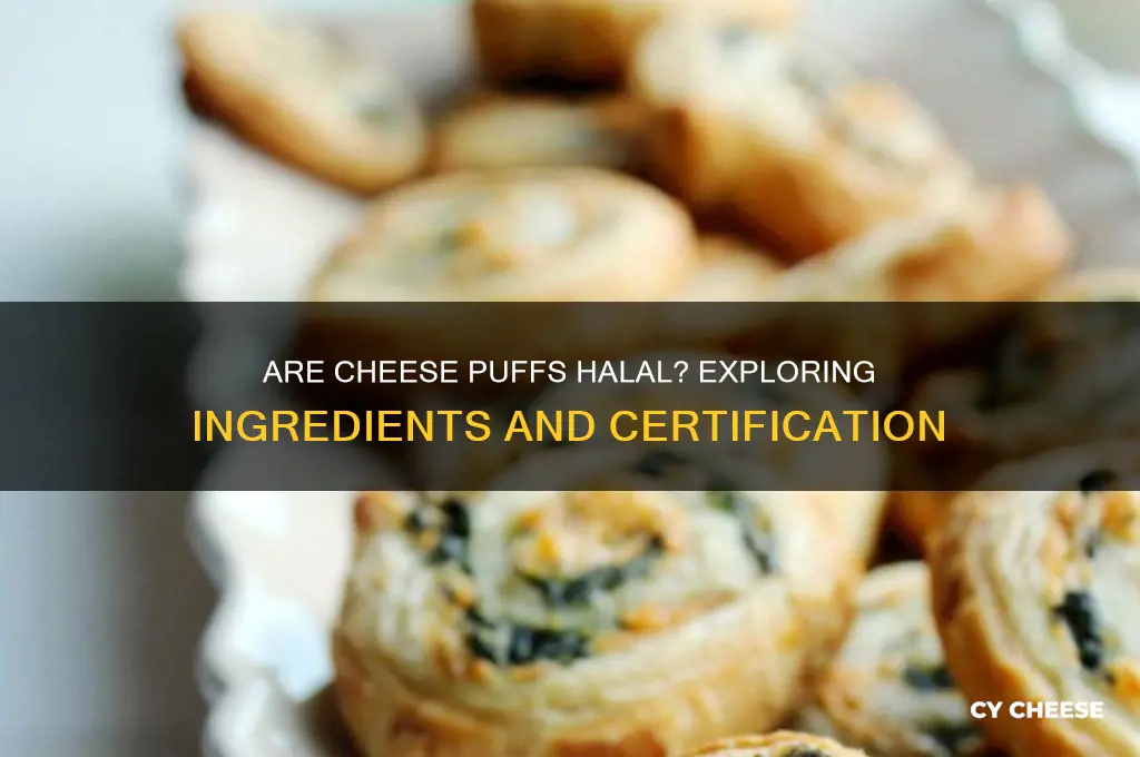 are cheese puffs halal
