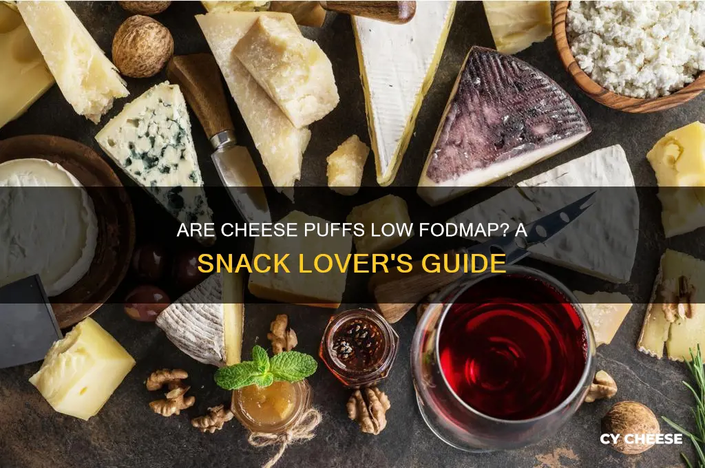 are cheese puffs low fodmap