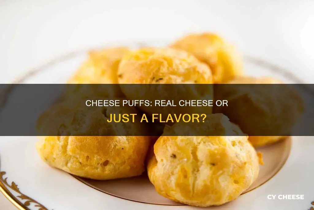 are cheese puffs made from real cheese