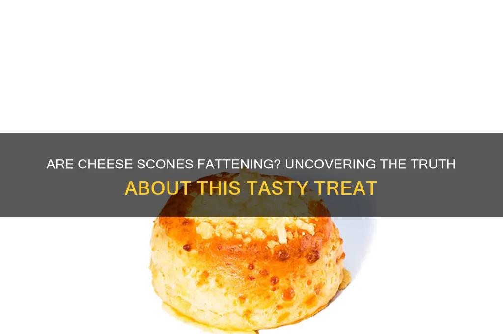 are cheese scones fattening