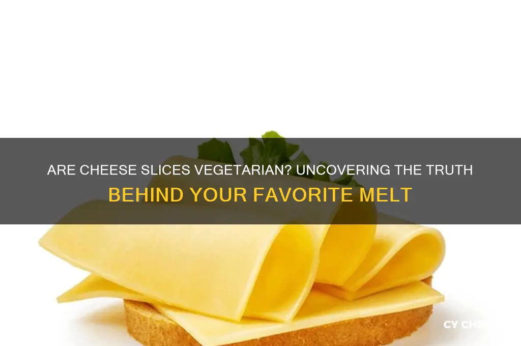 are cheese slices vegetarian