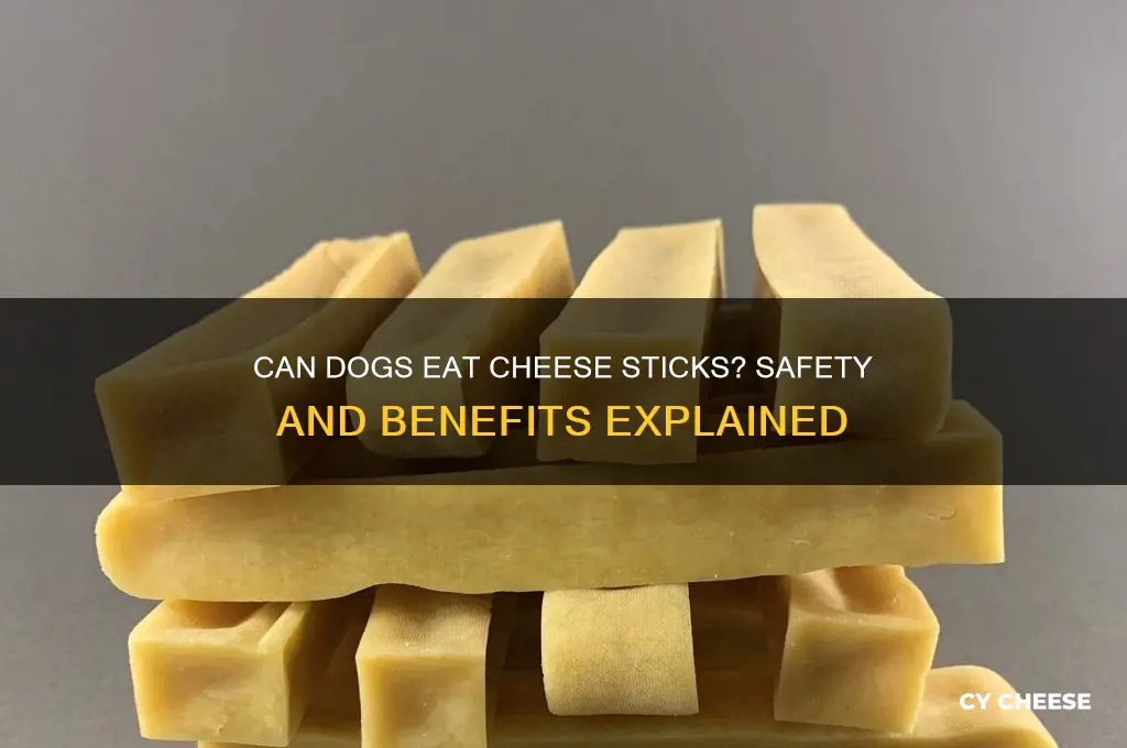 are cheese sticks good for dogs