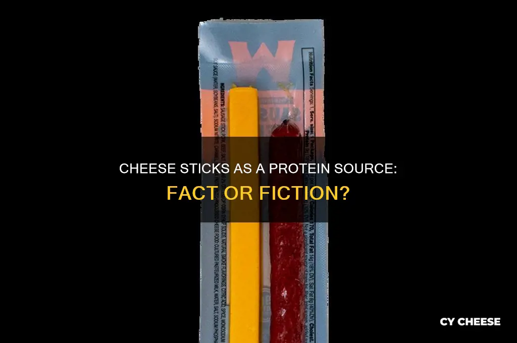 are cheese sticks protein