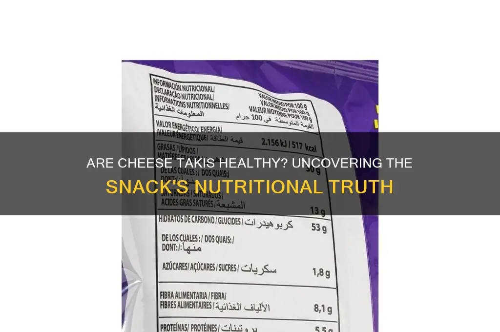 are cheese takis ok