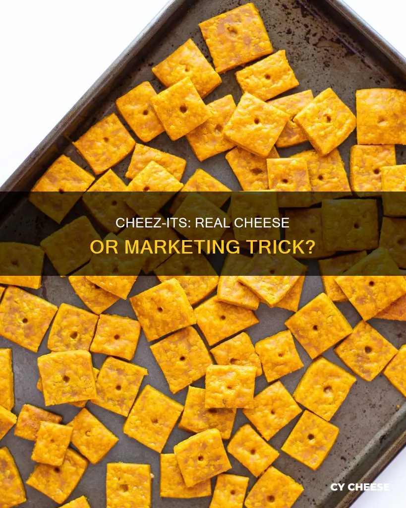 are cheez its made with real cheese
