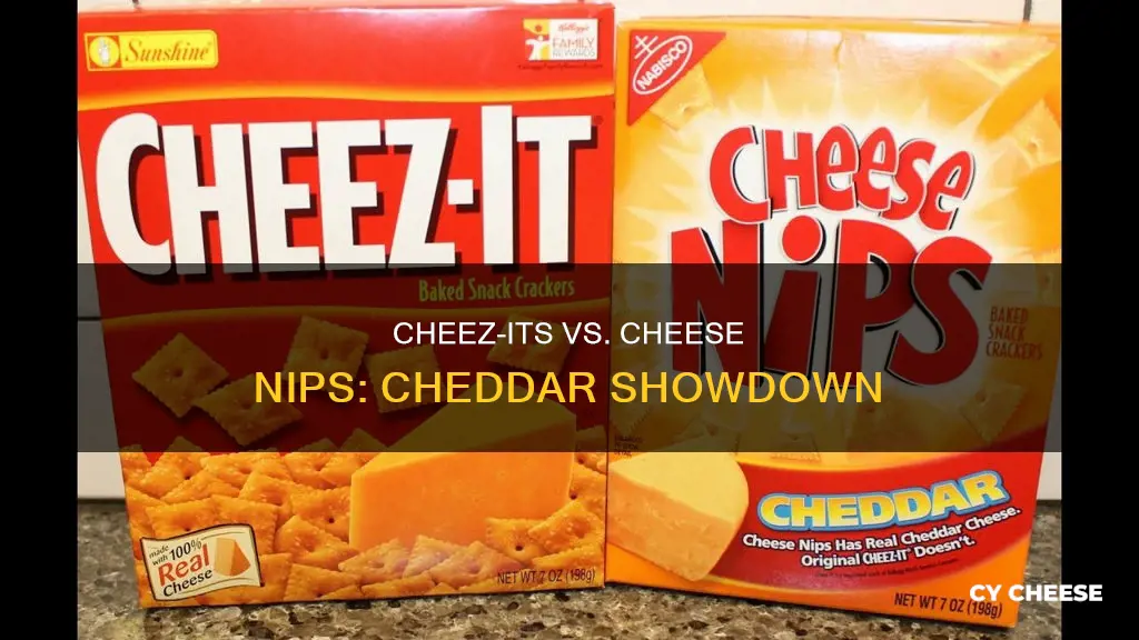 are cheez its vs cheese nips cheddar