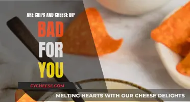 Cheese Dip and Chips: Unhealthy Snacking