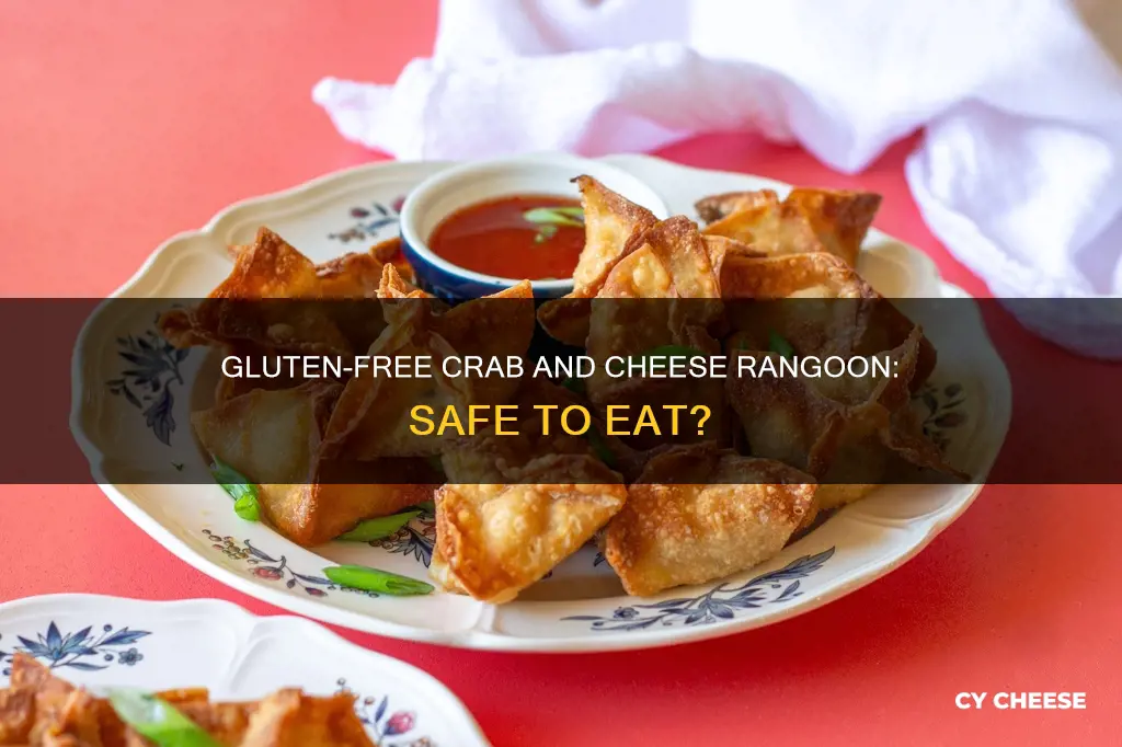 are crab and cheese and cheese rangoon gluten free