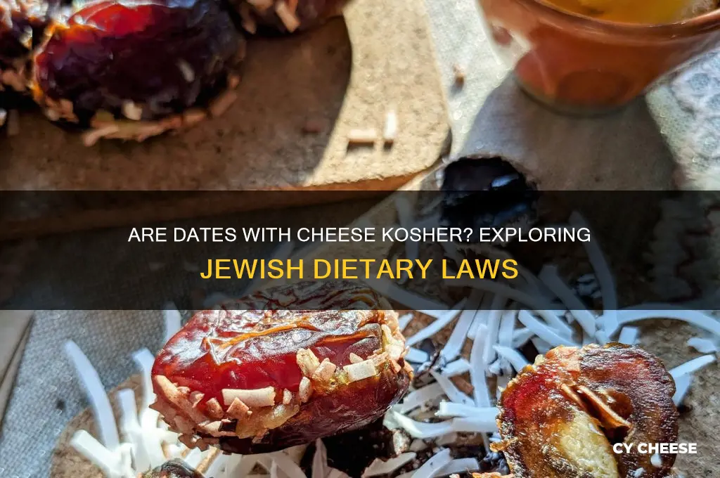are dates with cheese kosher