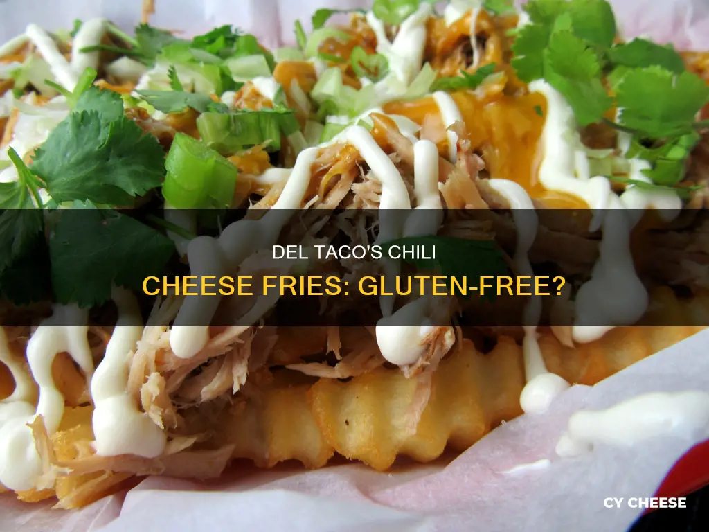 are del taco chili cheese fries gluten free
