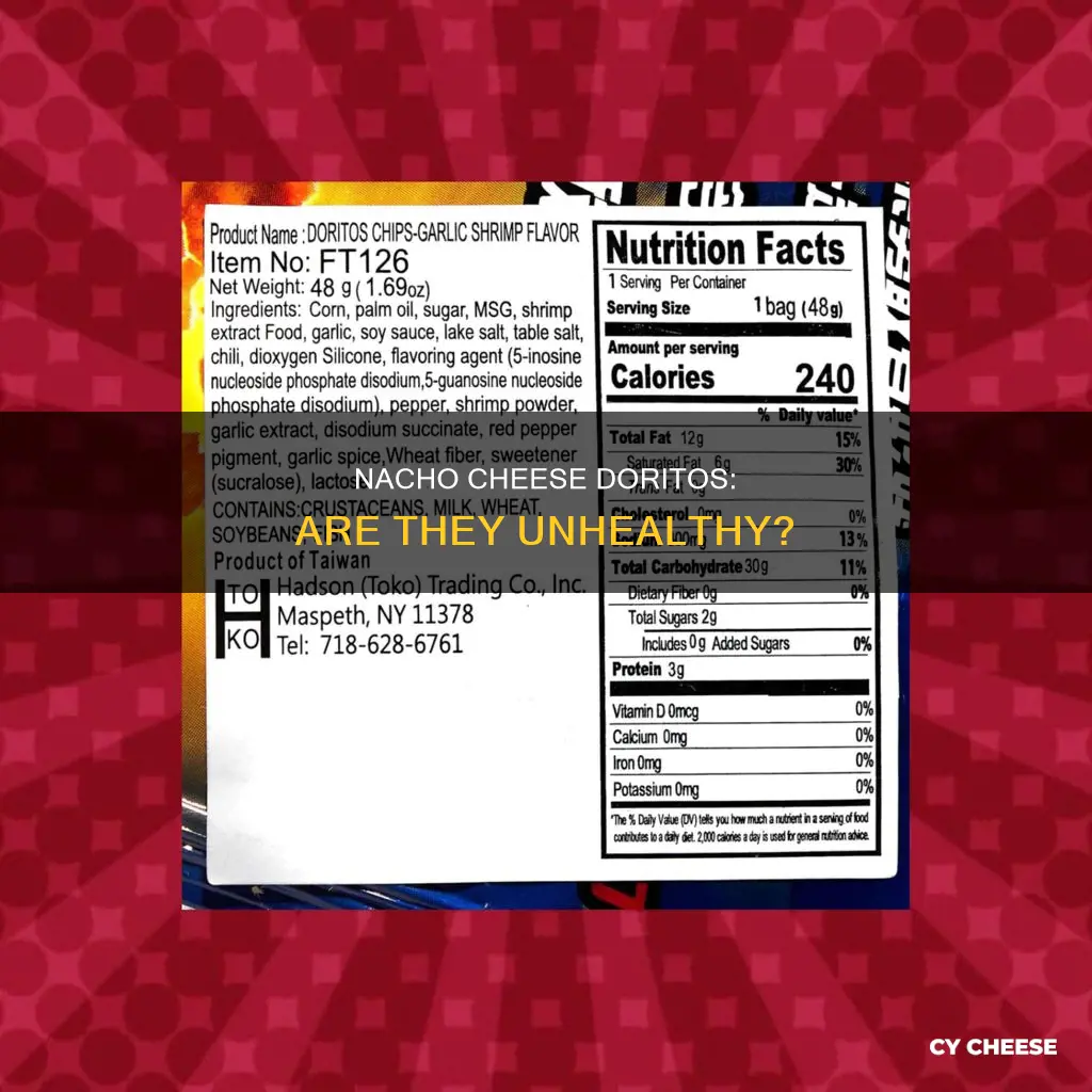 are doritos nacho cheese bad for you