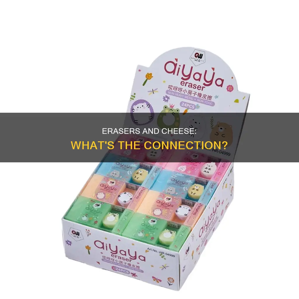 are erasers made of cheese