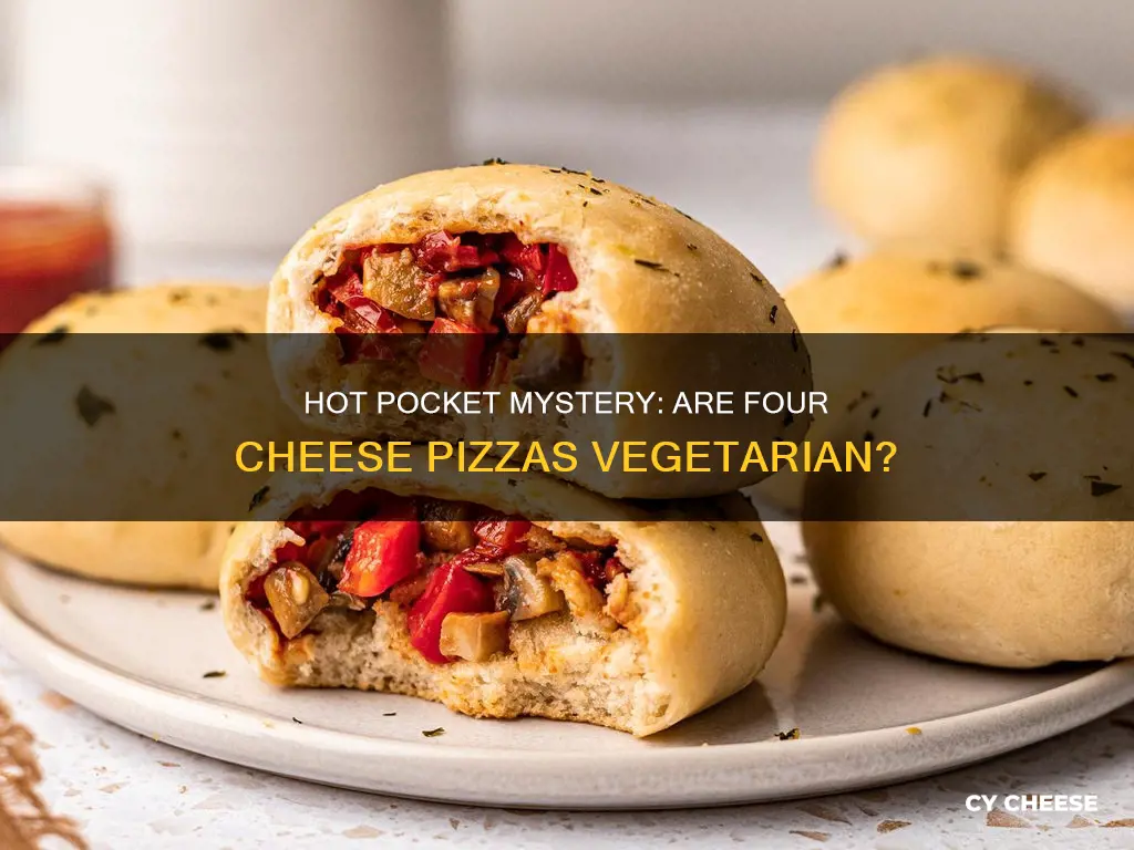 are four cheese pizza hot pockets vegetarian
