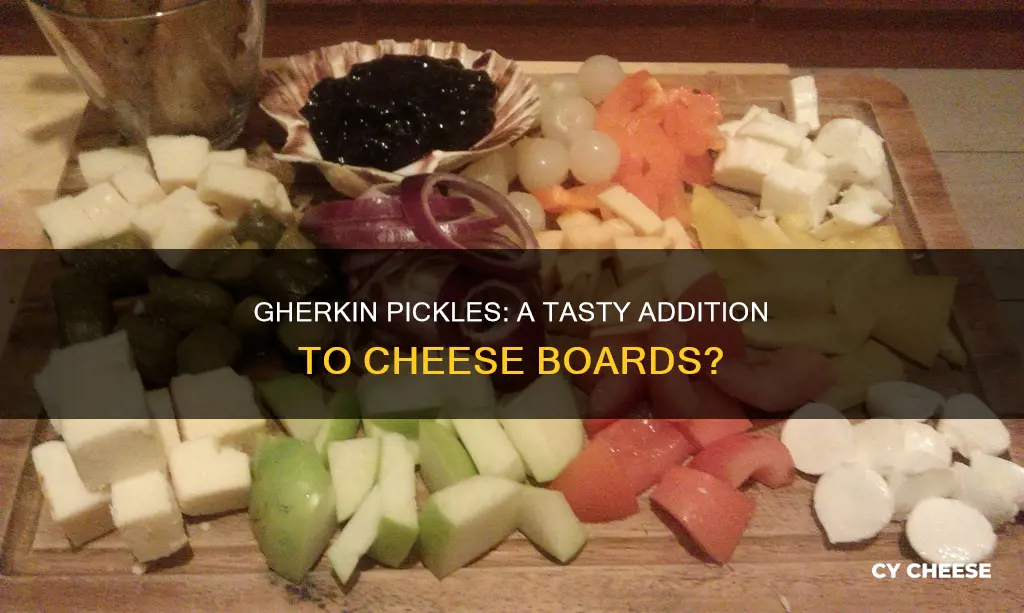 are gherkin pickles used on cheese boards