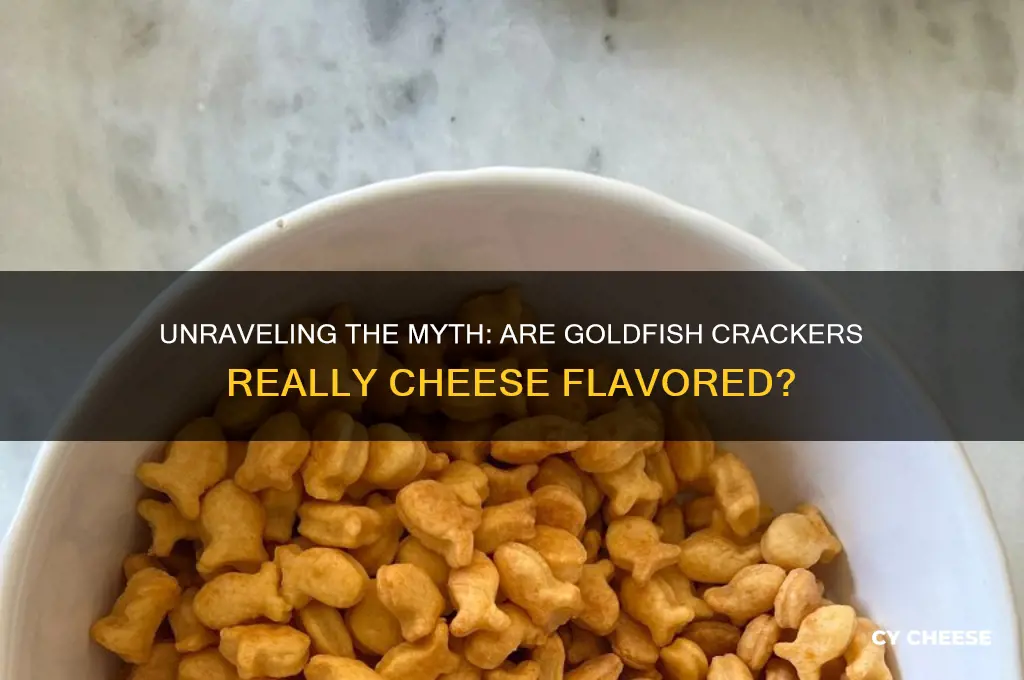 are goldfish cheese flavored
