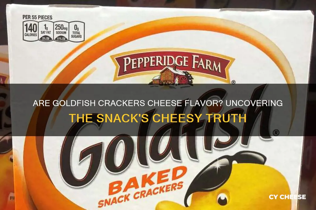 are goldfish crackers cheese flavor