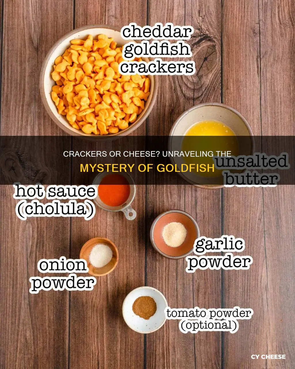 are goldfish crackers made with real cheese