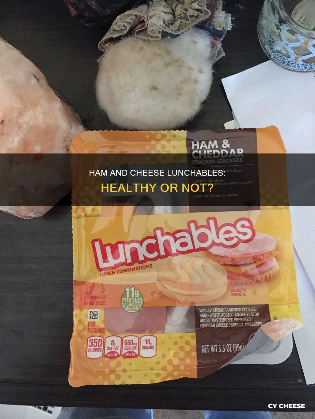 are ham and cheese lunchables healthy