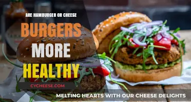 Burgers: Meat vs. Meat and Cheese, Which is Healthier?
