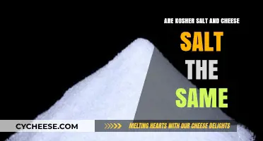 Kosher Salt vs. Cheese Salt: Understanding the Key Differences