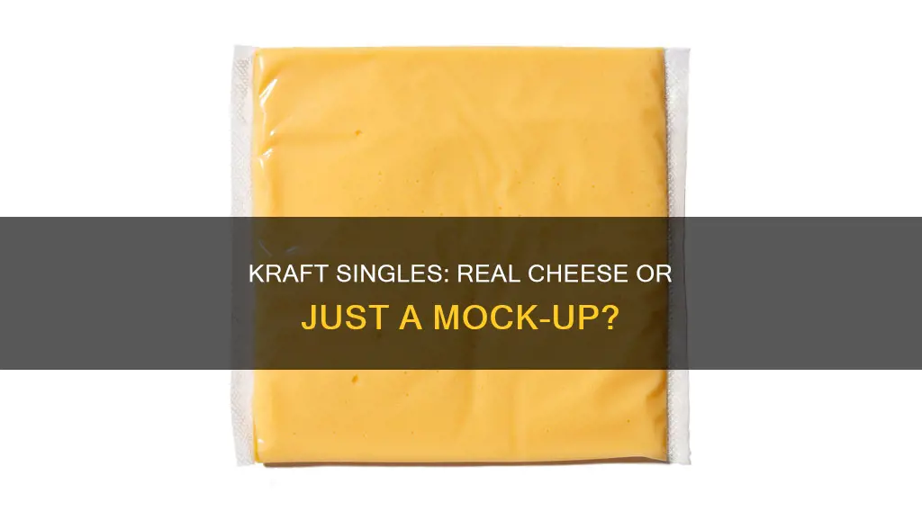 are kraft singles made with real cheese