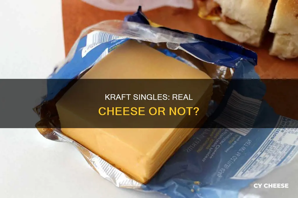 are kraft singles made with real cheese
