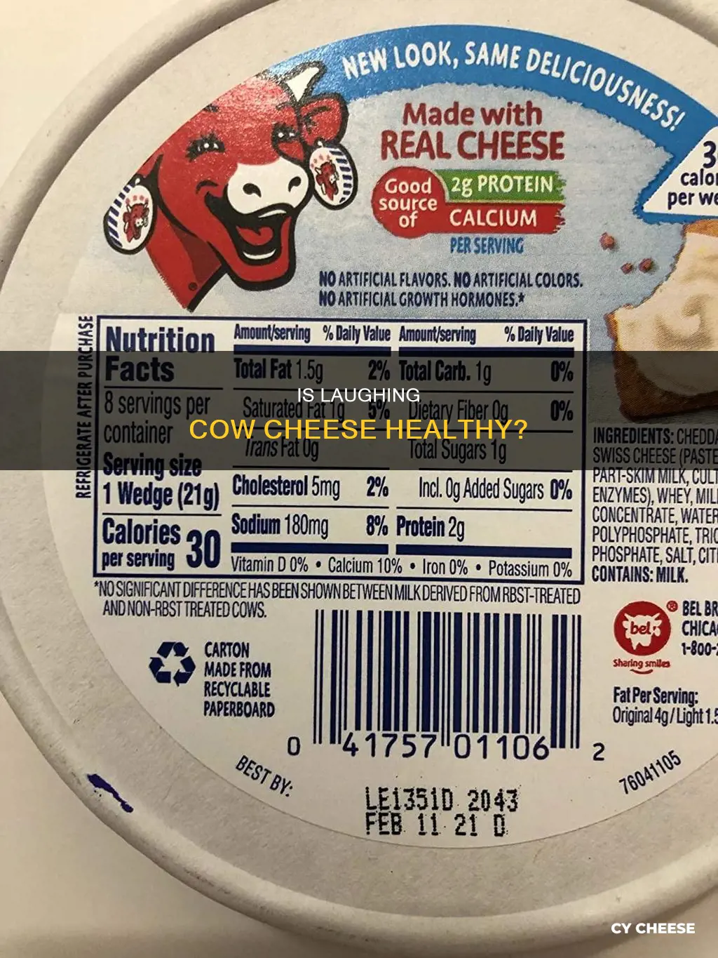 are laughing cow cheese wedges healthy