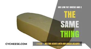 Low Fat Cheese vs. 2% Cheese: Are They Identical?